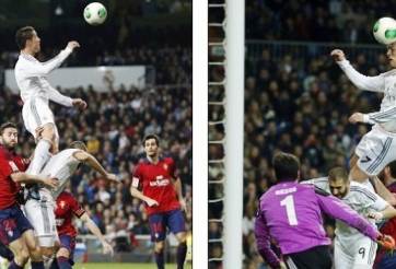 Ronaldo lại bật cao 'siêu khủng'